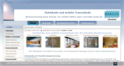 Desktop Screenshot of faltwand.com